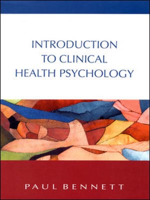 cover image of Introduction to Clinical Health Psychology